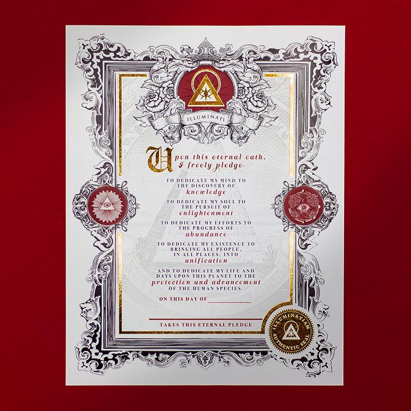 illuminati certificate